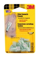 3M 3868 Electrical Connectors 03868NA 15 Female Slide Connectors Blue (16-14ga) - Micro Parts & Supplies, Inc.