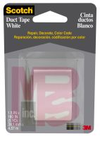 3M 1005-WHT-CD Scotch(R) White Duct Tape 1.5 in x 5 yd - Micro Parts & Supplies, Inc.