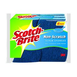 Scotch-Brite Multi-Purpose Scrub Sponge 526, 4.4 in x 2.5 in x .8 in, 6/6