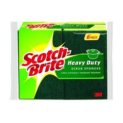 Scotch-Brite Heavy Duty Scrub Sponge 426U-SP, 4.5 in x 2.7 in x .6 in
