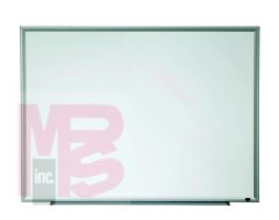 3M Porcelain Dry Erase Board DEP9648A, 96 in x 48 in x 1 in Magnetic