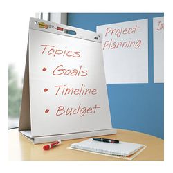 Post-it Easel Pad 563R, 20 in x 23 in x .5 in (50.8 cm x 58.4 cm) White