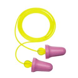 3M P2001 No-Touch(TM) Corded Push-to-Fit Earplugs, Hearing Conservation - Micro Parts & Supplies, Inc.