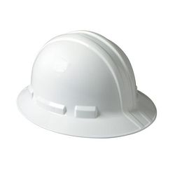 3M XLR8 Pinlock Suspension Full Brim White Hard Hat, Head Protection 46136-00000 10 ea/cs
