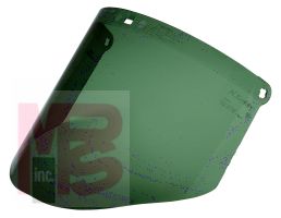 3M 82702-00000 Dark Green Polycarbonate Faceshield Face Protection - Micro Parts & Supplies, Inc.