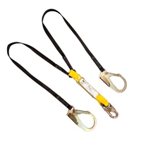 3M 209550-0241 SafeLight Energy Absorbing Dual Leg Lanyard with Rebar Hooks   6 ft. - Micro Parts & Supplies, Inc.