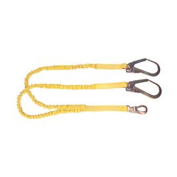 3M 209750-0241 SafeLight Low Profile (Tubular) Energy Absorbing Dual Leg Lanyard with Rebar Hooks   6 ft. - Micro Parts & Supplies, Inc.