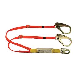 3M 3251-D-0241 SafeAbsorb Adjustable Energy Absorbing Dual Leg Lanyard with Rebar Hooks  4-6 ft. - Micro Parts & Supplies, Inc.