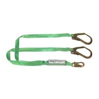 3M 3530-DE-0241 Apache Energy Absorbing Dual Leg Lanyard with Two Rebar Hooks and Snap Hook  - Micro Parts & Supplies, Inc.