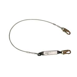 3M 3612 SafeAbsorb Energy Absorbing Cable Lanyard with Snap Hooks   6 ft. - Micro Parts & Supplies, Inc.