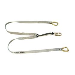 3M 3813 Tie-Back Energy Absorbing Dual Leg Lanyard with Two Tie-Back Hooks and Snap Hook  6 ft. - Micro Parts & Supplies, Inc.