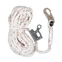 3M 0221-100RG Vertical Rope Lifeline with Double Locking Snap Hook and Rope Adjuster  100 ft. - Micro Parts & Supplies, Inc.