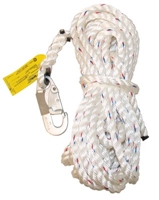 3M 0221-25 Rope Lifeline with Double Locking Snap Hook  25 ft. - Micro Parts & Supplies, Inc.