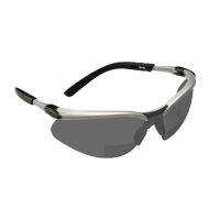 3M 11379-00000-20 BX(TM) Reader Protective Eyewear, Gray Lens, Silver Frame, - Micro Parts & Supplies, Inc.