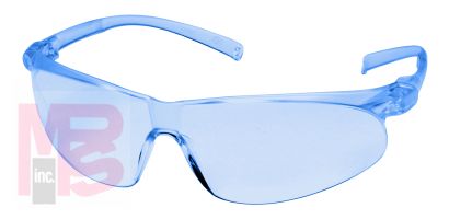 3M 11542-00000-20 Virtua(TM) Sport Protective Eyewear, Light Blue Anti-Fog Lens, Blue Temple - Micro Parts & Supplies, Inc.