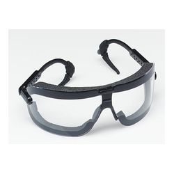 3M 16408-00000-10 Fectoggles(TM) Safety Goggles, Clear Lens, Black Temple, Medium - Micro Parts & Supplies, Inc.