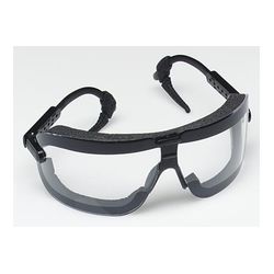 3M 16420-00000-10 Fectoggles(TM) Safety Goggles, Clear Lens, Black Temple, Large - Micro Parts & Supplies, Inc.