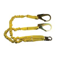 3M 4750/0241E SafeAbsorb Xtra Expandable Energy Absorbing Dual Leg Lanyard with Rebar Hooks and Extender  - Micro Parts & Supplies, Inc.