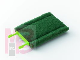 3M Scotch-Brite(TM) Medium Duty Green Cleaning Pad 902, 6/case