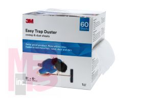 3M 59152W Easy Trap Duster; 8 in x 6 in Sheets; 60 Sheets/Roll; 8 Rolls/Case  - Micro Parts & Supplies, Inc.