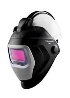 3M Speedglas(TM) Welding Helmet 9100 QR, 06-0100-20QR, with Auto-Darkening Filter 9100X and Hardhat H-701R, 1/Case