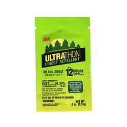 3M Ultrathon Insect Repellent Lotion SRL-1USE, Single Use Pack .3 oz, 25 pkts/cs