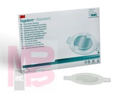 3M Tegaderm(TM) Absorbent Clear Acrylic Dressing, Small Oval 90800