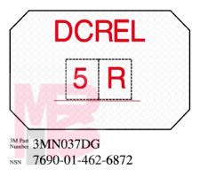 3M Diamond Grade Damage Control Sign 3MN037DG "DCREL"  8 in x 12 in 10 per package
