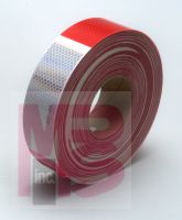 3M Diamond Grade Conspicuity Markings 983-32  Red/White 67533  2 in x