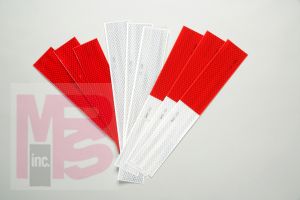 3M 983-326 ES  Diamond Grade Conspicuity Marking Red/White 2 in x 24 in - Micro Parts & Supplies, Inc.