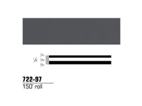 3M Scotchcal(TM) Striping Tape 72297, Medium Dark Gray, 1/4 in x 150 ft