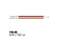 3M Scotchcal(TM) Elite Double Striping Tape 74806, Burgundy/Tomato Red