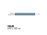 3M Scotchcal(TM) Elite Double Striping Tape 74809, Blue/Dark Blue