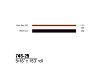 3M Scotchcal(TM) Duo-Tone Striping Tape 74625, Dark Red/Black