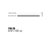3M Scotchcal(TM) Duo-Tone Striping Tape 74626, Bright White/Silver Metallic