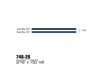 3M Scotchcal(TM) Elite Double Striping Tape 74828, Dark Blue/Royal Blue