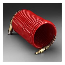 3M Supplied Air Hose 526-01-07, 100 ft, Hansen Fittings, High Pressure, Coiled 1/Case