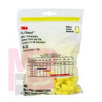3M Highland Wire Connector H-33-POUCH  Yellow 18-12 AWG 100 per Pouch