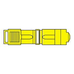 3M Scotchlok Female QuickSlide Disconnect, T-Tap Nylon Insulated Self-Stripping 953X, 22-18 AWG