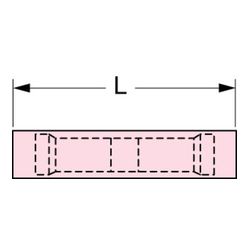 3M MNG18BCK Scotchlok Butt Connector Nylon Insulated w/Insulation Grip  - Micro Parts & Supplies, Inc.