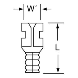 3M MU14-187DFHTK Scotchlok Female Disconnect High Temperature Butted Seam  - Micro Parts & Supplies, Inc.