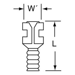 3M MU14-187DFK Scotchlok Female Disconnect Non-Insulated Butted Seam  - Micro Parts & Supplies, Inc.