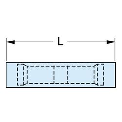 3M MNG14BCK Scotchlok Butt Connector Nylon Insulated w/Insulation Grip  - Micro Parts & Supplies, Inc.