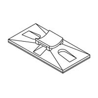 3M 6291 Cable Tie Base Adhesive Mount Ivory/ABS 1 in x 2 in - Micro Parts & Supplies, Inc.