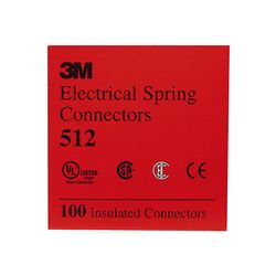 3M 512-BAG Electrical Spring Connector Red - Micro Parts & Supplies, Inc.