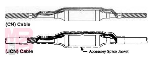 3M Molded Rubber Splice 5451-CI-2A  CN and JCN Cable  5 - 35 kV  1 per case
