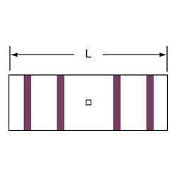 3M Scotchlok Large Gauge Butt Connector, Copper Non Insulated Seamless MC2BCX , 2 AWG