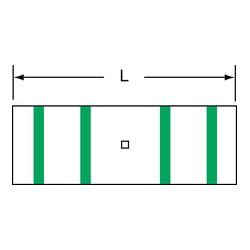 3M Scotchlok Large Gauge Butt Connector, Copper Non Insulated Seamless MC1BCX , 1 AWG