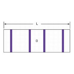 3M Scotchlok Large Gauge Butt Connector, Copper Non Insulated Seamless MC4/0BCX, 4/0 AWG