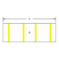 3M Scotchlok Large Gauge Butt Connector, Copper Non Insulated Seamless MC250BCX, 250 kcmil